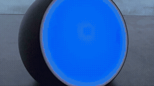 GlucoLamp collegato, animazione arcobaleno di avvio in corso